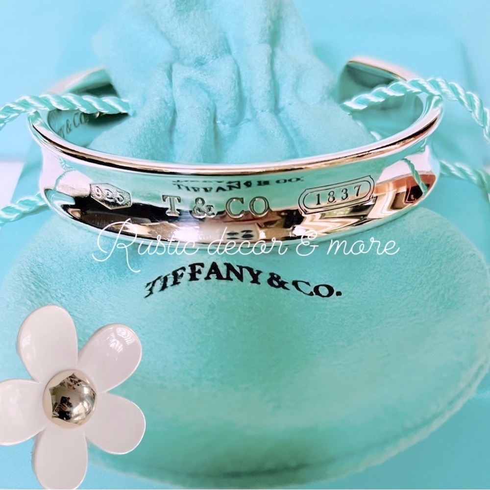 Tiffany & Co. “ Vintage Retired” 1837 Cuff Bracelet In
Sterling Silver